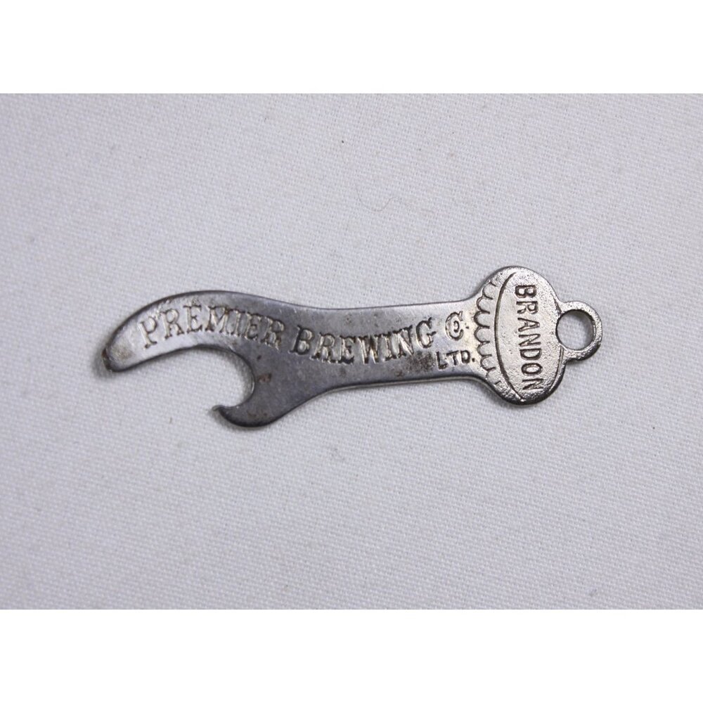 1920s Brandon Premier Brewing Co Ltd antique church key, beer bottle opener